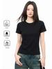 Women's Summer Cotton Three-Protection Short Sleeve T-Shirt: Waterproof, Oil-Proof, Stain-Proof