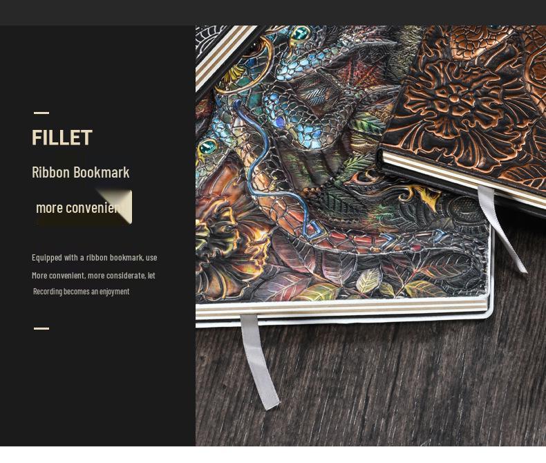 Personalized Lizard Gecko Hardcover Notebook: Exquisite Retro Design