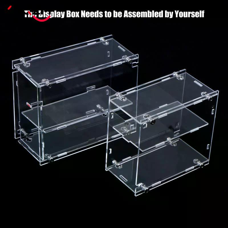 1/64 Model Cars Acrylic Display Case Fit For Mini Size MiniGT Tomica Assembled Dust Proof Box Cabinet Toy Vehicles