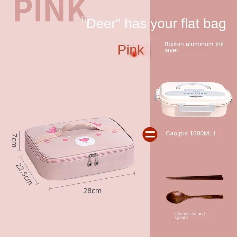 

Детская сумка для обеда, термосумка с мультяшным замком, свежая изолированная сумка для обеда, сумка-холодильник, сумка-бенто, контейнер для ужина, сумка из ткани Оксфорд