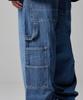 Dickies Loose Fit Carpenter Utility Denim Pants Medium Blue