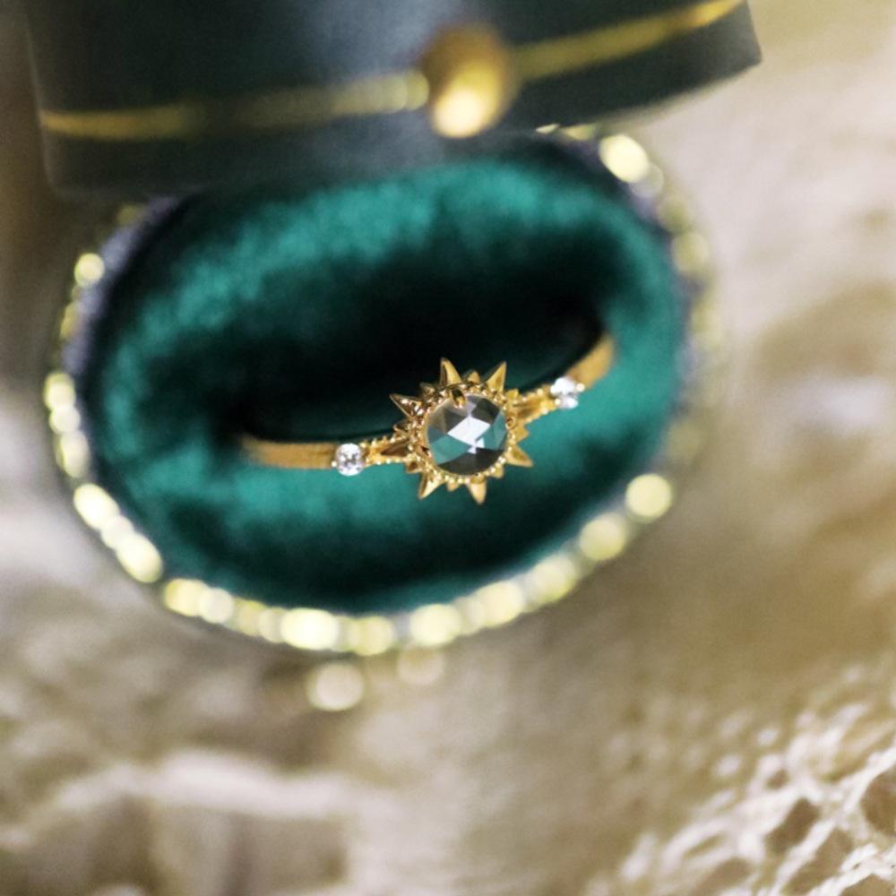 ins wind love zircon ring female flash diamond open index finger ring wholesale