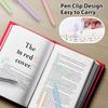FIOVER Colorful Gel Pens - 6Pcs 0.7mm Multi-Colored Pens, Smooth Writing Coloring Journaling Supplies for Note Taking, Cute Aesthetic Office School