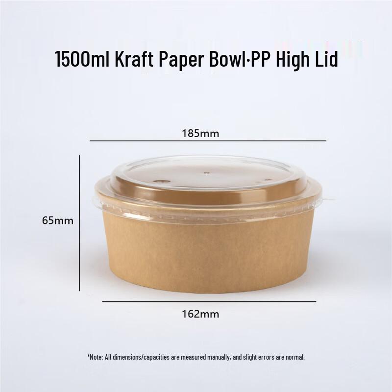 Einweg-Kraftpapier-Mikrowellen-Lebensmittelbehälter