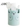 Cute Pen Organizer Bear 2-in-1 Holder & Phone Stand, Macaron Colors Desk Organizer, Large Surface Container Capacity Storage for Pens Makeup