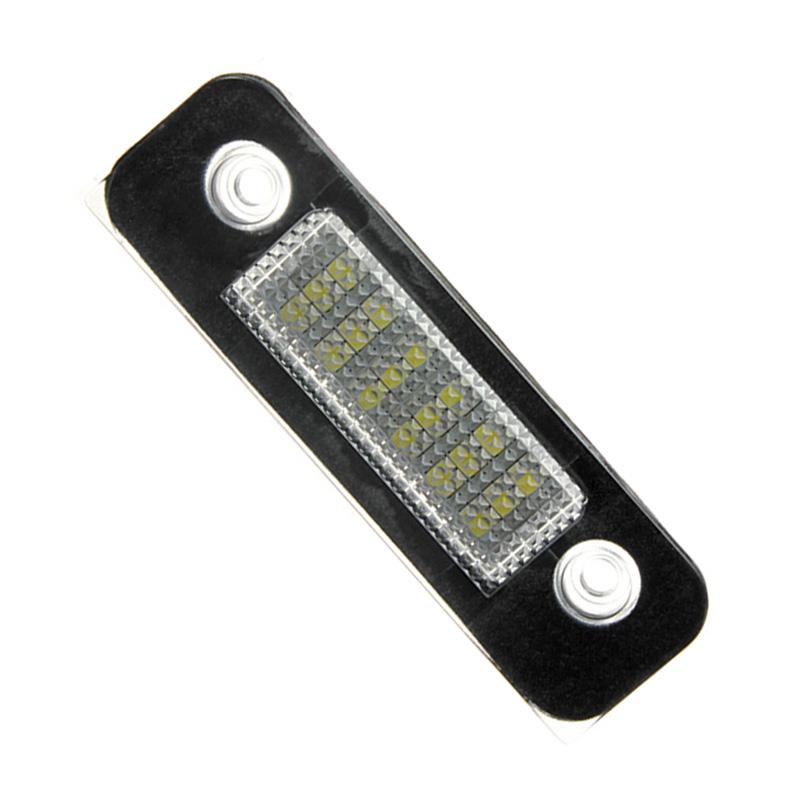 A Pair Of License Plate Lights 12V Ford Mondeo License Plate Lights 3528SMD 18LED Waterproof Ultra Bright License Plate Lighting