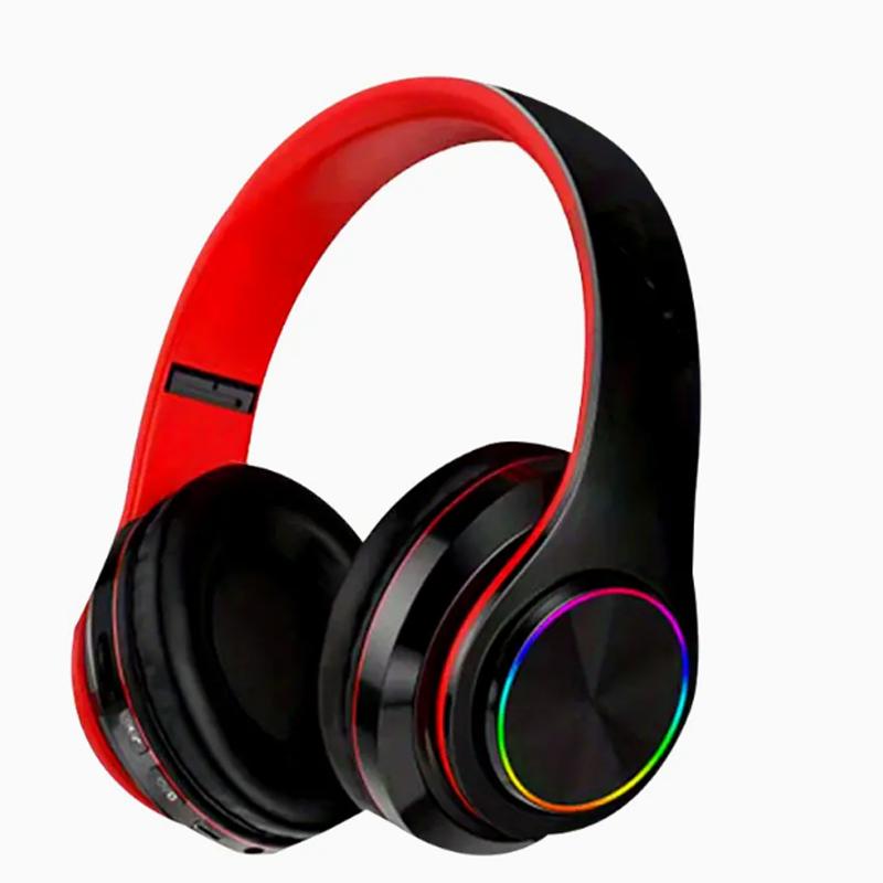 Foldable Bluetooth Headsets  Wireless Headphones with Mic Stereo Earphone Support TF Card FM for Xiaomi Iphone Sumsamg Phone