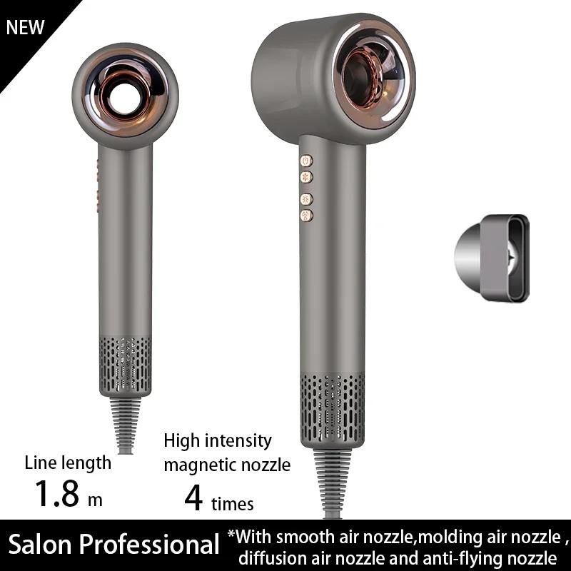 

Professinal Ionic Hair Dryer 1600W Powerful Wind Electric Blow Dryer Negative Ions Hair Dryer with Flyaway Diffuser Attachments AU