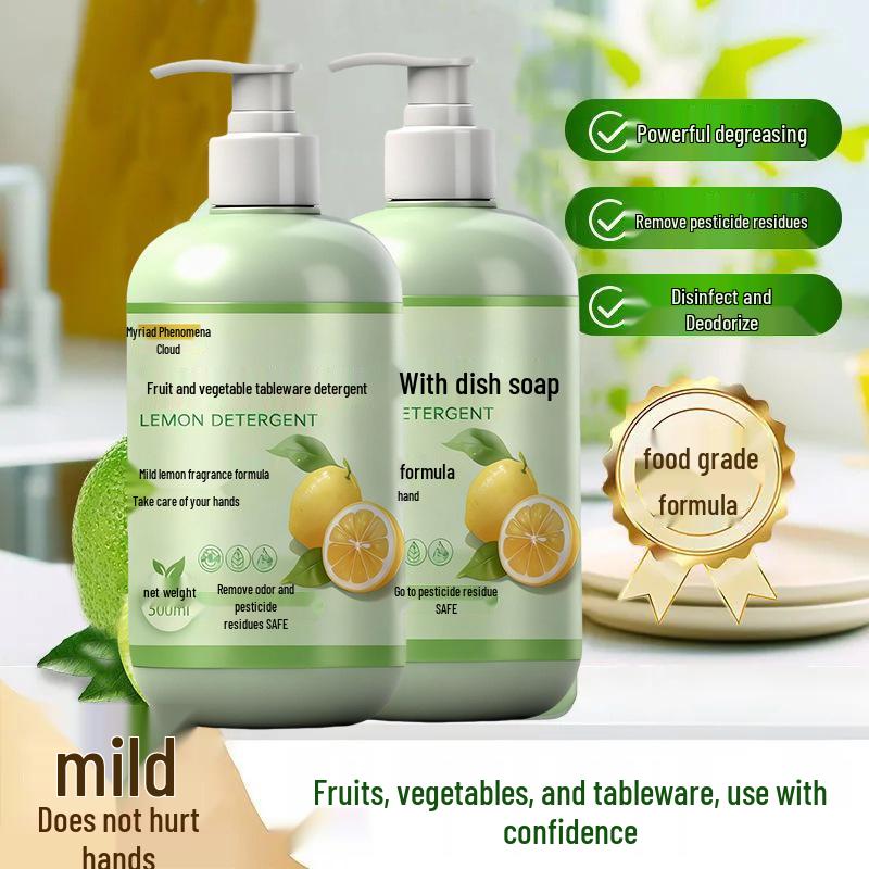Lebensmittelechter Obst- & Gemüsereiniger - Rückstandsfreie Entfettung für Geschirr