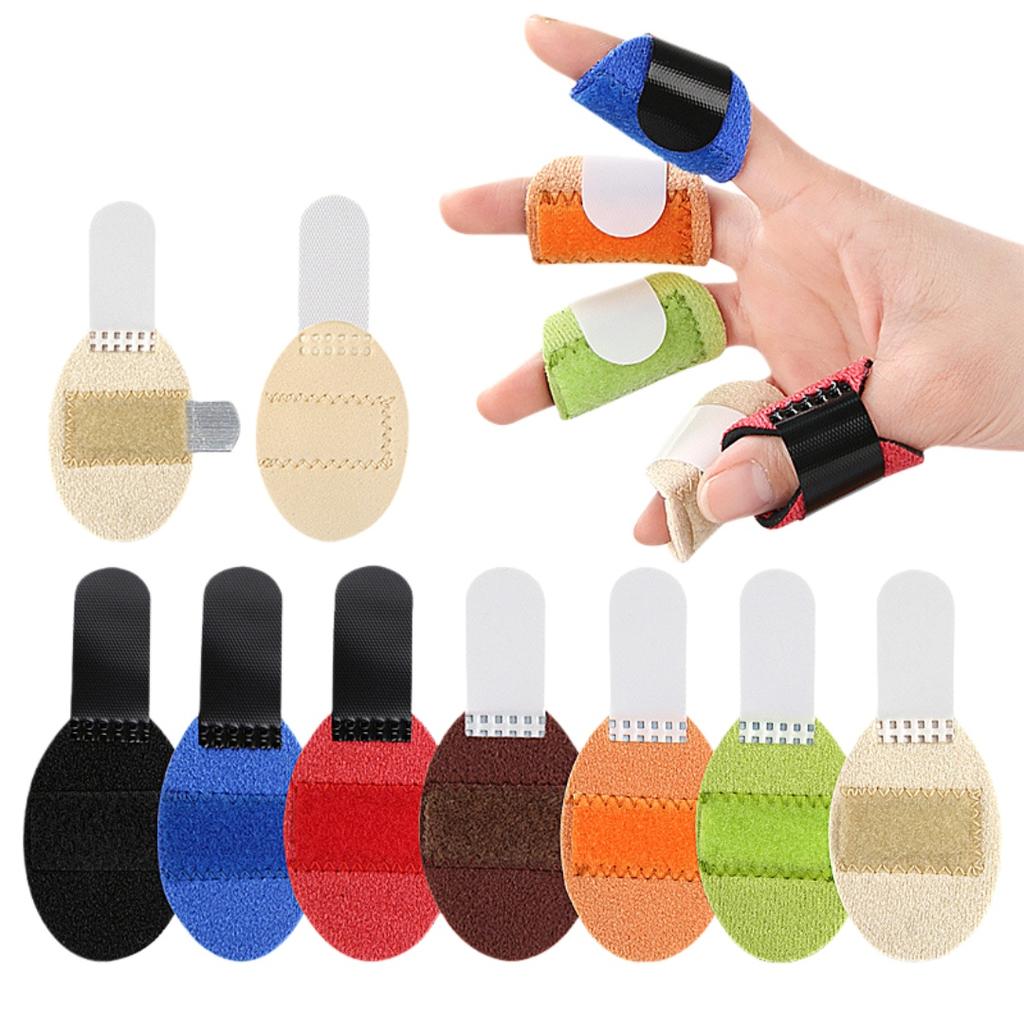 7Pcs Finger Splint Support Brace With Aluminum Strip For Thumb Protection Finger Guard Fixing Strap Finger Protector
