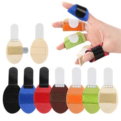 7Pcs Finger Fixing Strap With Aluminum Strip Finger Splint Support Brace Thumb Protection Sleeve Finger Protector Finger Guard