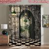 2D Flat Photography Backdrop Popular Party Party Backdrop Entrance To Wonderland 100% Polyester Holiday Decorations Perfect