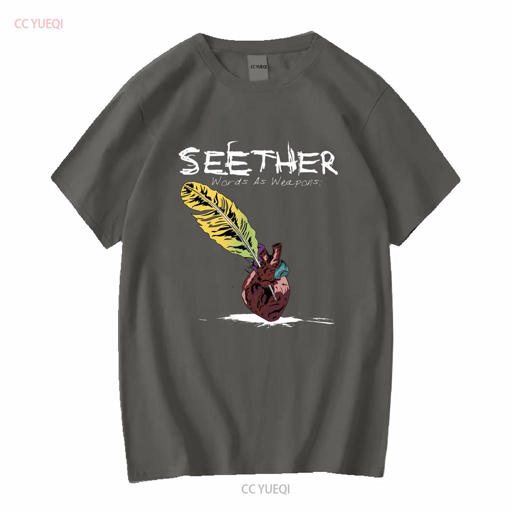 2014 Seether Words As Weapons Concert Band T Shirt Sz XL Vintage Washed Streetwear Graphic Comfortable Stretched Breathable