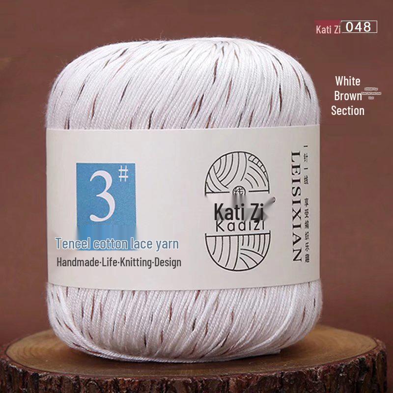 Mercerized Cotton Lace Yarn No. 3: DIY Hand-Knitted Crochet for Children - Spring/Summer Sweater & Coat - Free Shipping