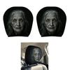 Prank Face Car Headrest Covers Unique Decors For Spooky Themed Interior Decors And Comfortable Neck Support