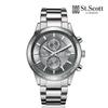 Seinteuseukoteuleondeon St3055M Chronograph Men'S Metal Watch