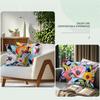 Federa per Cuscino Fiore Colorato Giungla Tropicale Copricuscino Decorativo Pianta Astratta Arredamento Casa Cuscini Divano Letto Cojin