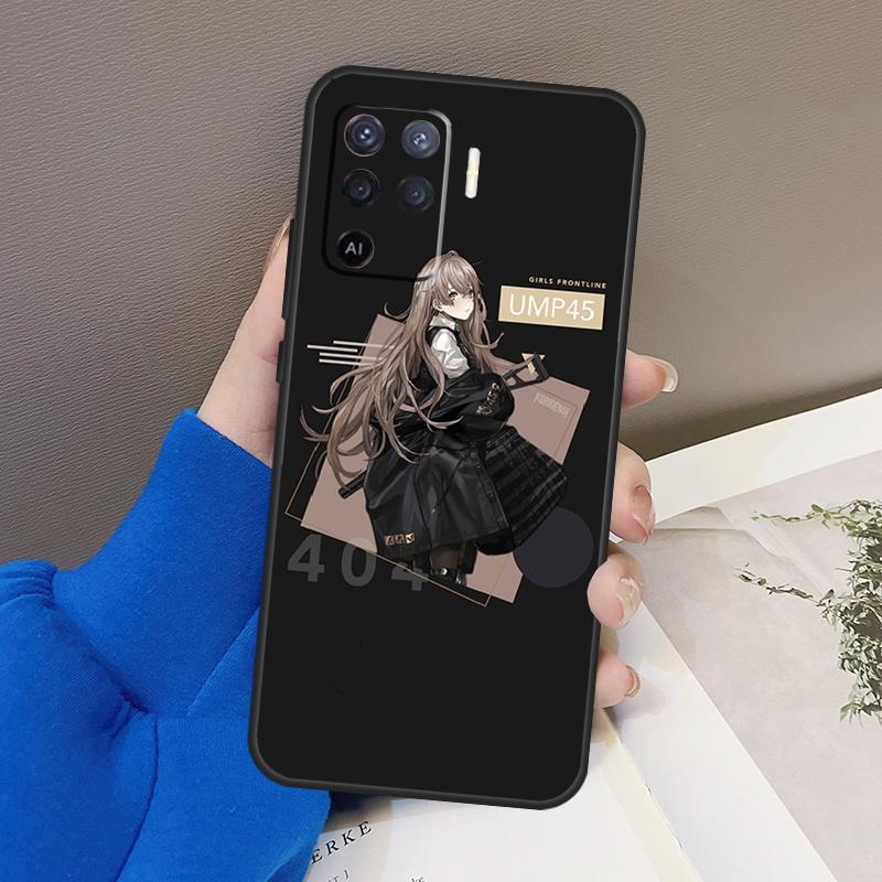 Girls Frontline Game Case For Oppo A76 A16 A96 A17 A18 A60 A80 A40 A38 A58 A78 A98 A94 A74 A54 A15 A57 A77 A5 Pro