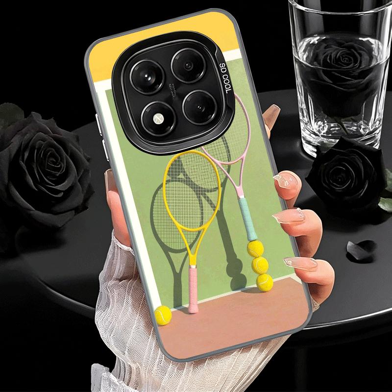 Tennis Sport Soft Phone Case for Xiaomi Redmi Note 13 14 15 Pro Plus 12S 12 11S 11 11T 10S 10 Shockproof Cover Back Shell