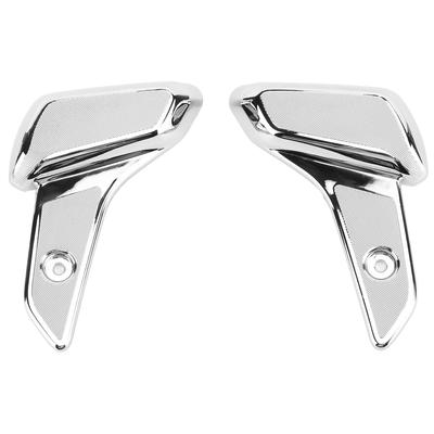 1 Pair Motorcycle Rear Foot Rest Electroplated Plastic Passenger Foot Step Pedals Replacement for Vespa Sprint