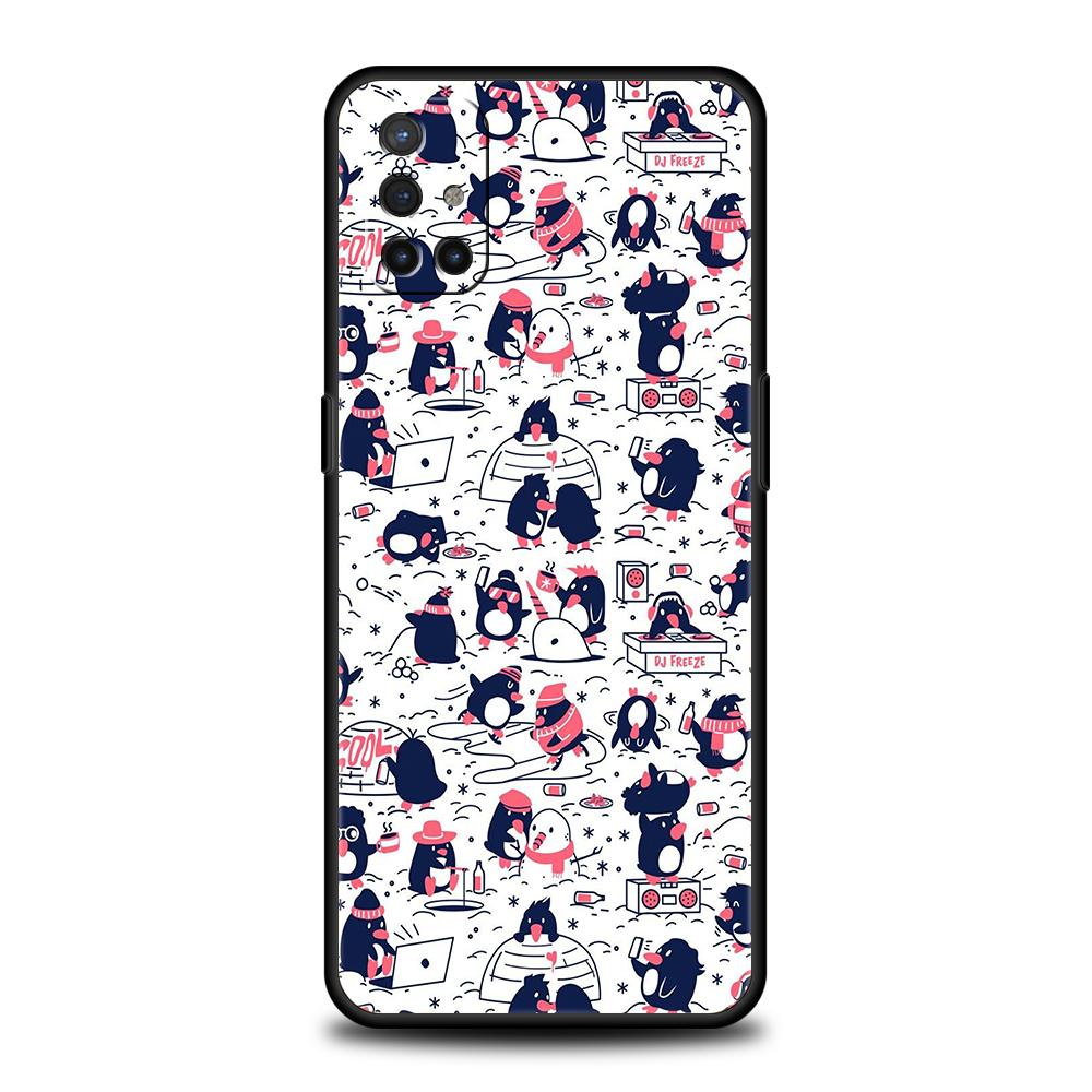Luxury Pudgy Penguins Art Phone Case For Oneplus 13R 13 12R 12 10T 11 10R Nord N30 N200 N10 9 9R CE 2 3 Z Pro 5G Soft TPU Cover