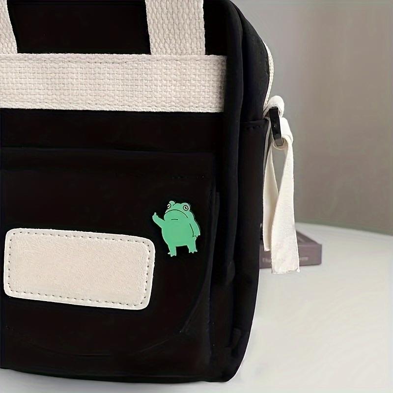 9 STÜCKE/SET Verspielte Emaille Frosch Brosche Anstecknadel - Lebhafte Geste Tierabzeichen für Denim Revers Tasche, Perfektes künstliches Schmuckgeschenk für Freunde