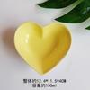 Ceramic Heart-Shaped Dessert Bowl Kids - Cute Hand-Painted INS Style Snack Dish Microwave Safe Multiple Colors