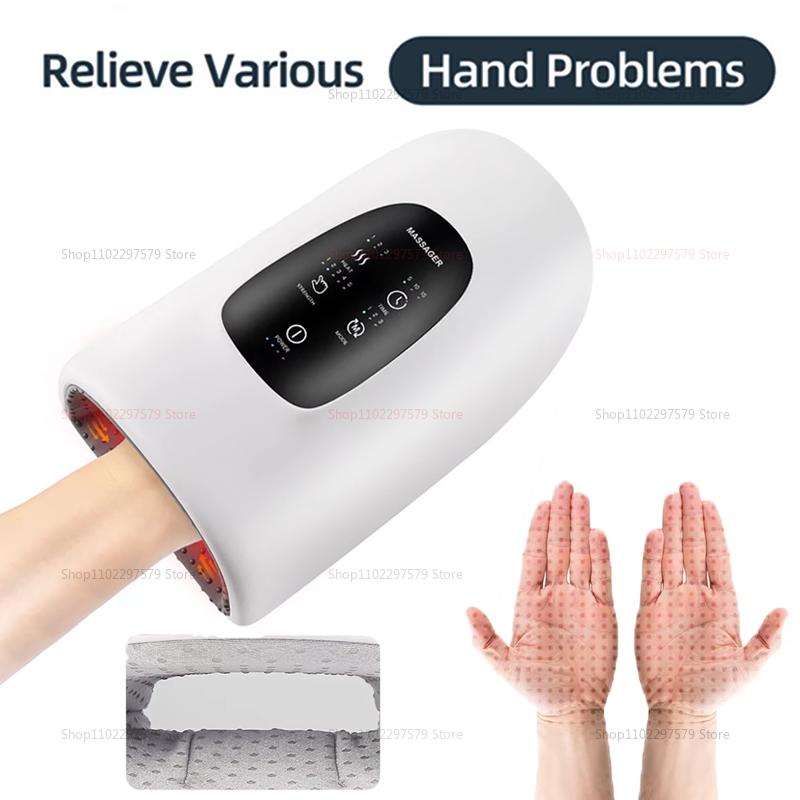 Portable Multi-Functional Hand Acupoint Massager For Pain Relief Numbness Palm Therapy Kneading Heating Care For Home And Office