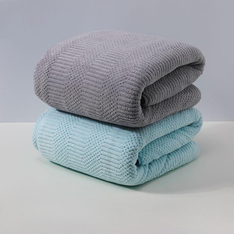 2 Sets of Bath Towels, Household Pure Cotton Absorbent Quick Drying Towels, Facial Towels