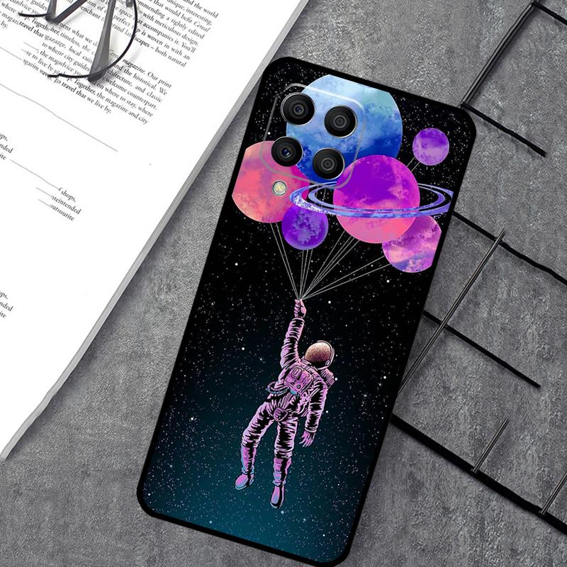 Astronaut Stars Space Planets Case For Samsung Galaxy M14 M12 M11 M13 M15 M06 M16 M36 M56 M31 M53 M32 M52 M35 M55 M34 M54