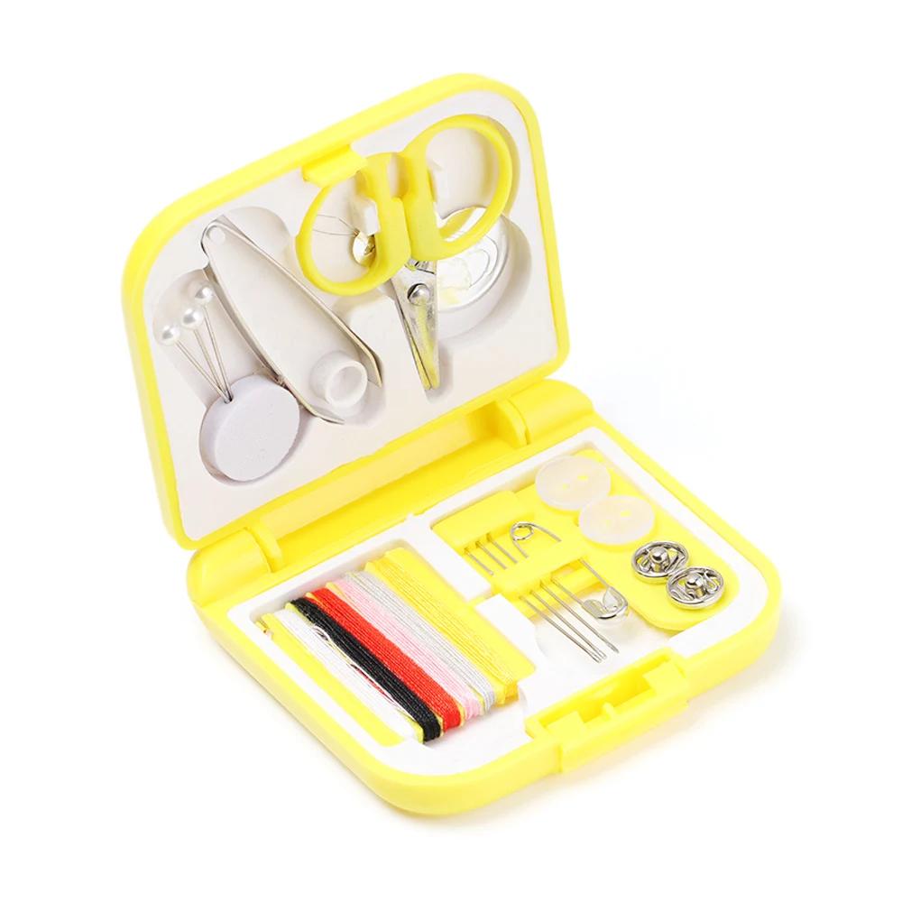 Mini Travel Sewing Kits Portable Multi-function Needle Sewing Box Storage Case Handwork Sewing Accessories Sewing Tools
