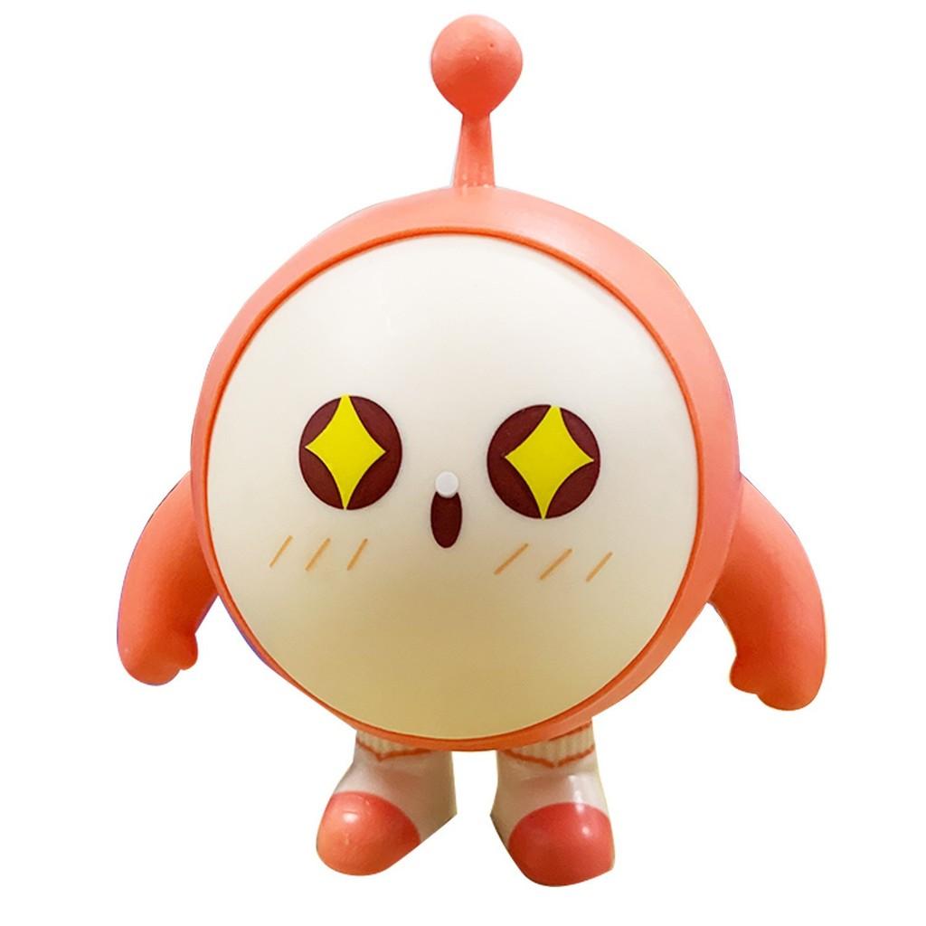 Party Playful Egg Pvc Dolls Six Colorful Designs Ideal For Kids Decoration Room