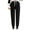 2026 Fall Winter Double-sided Velvet Windproof Outdoor Sports Pants Women's Loose Bunched Feet Large Pockets Padded High-waisted Thermal Sweatpants