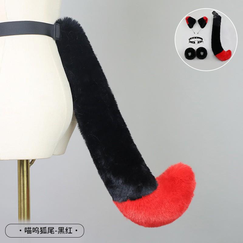 Bandeau Oreilles de Chat Lolita Peluche Fait Main Pince à Cheveux Renard Accessoire Animal Kawaii Femmes Filles