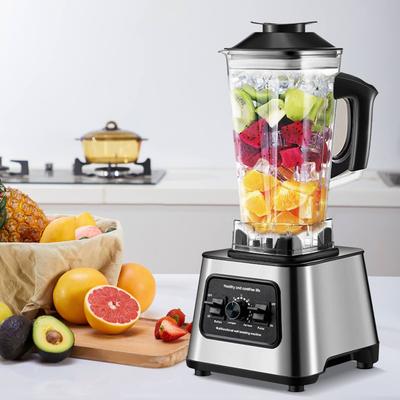 6000W Potężny Blender Mikser Sokowirówka Smoothie Maker Blendery Stołowe 2.5L Pojemnik Robot Kuchenny Blender Mikser do Lodu Orzechów Owoce
