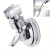 Suction Cup Shower Head Stand, Adjustable Height Stand Without Drilling, Bathroom, Shower, Toilet, Home, Rental House, Adsorption, Adjustable