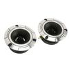 2 Pcs 150W Car Tweeter High Sensitivity High Frequency Response Silver Car Loudspeaker for All Car Sound Systems