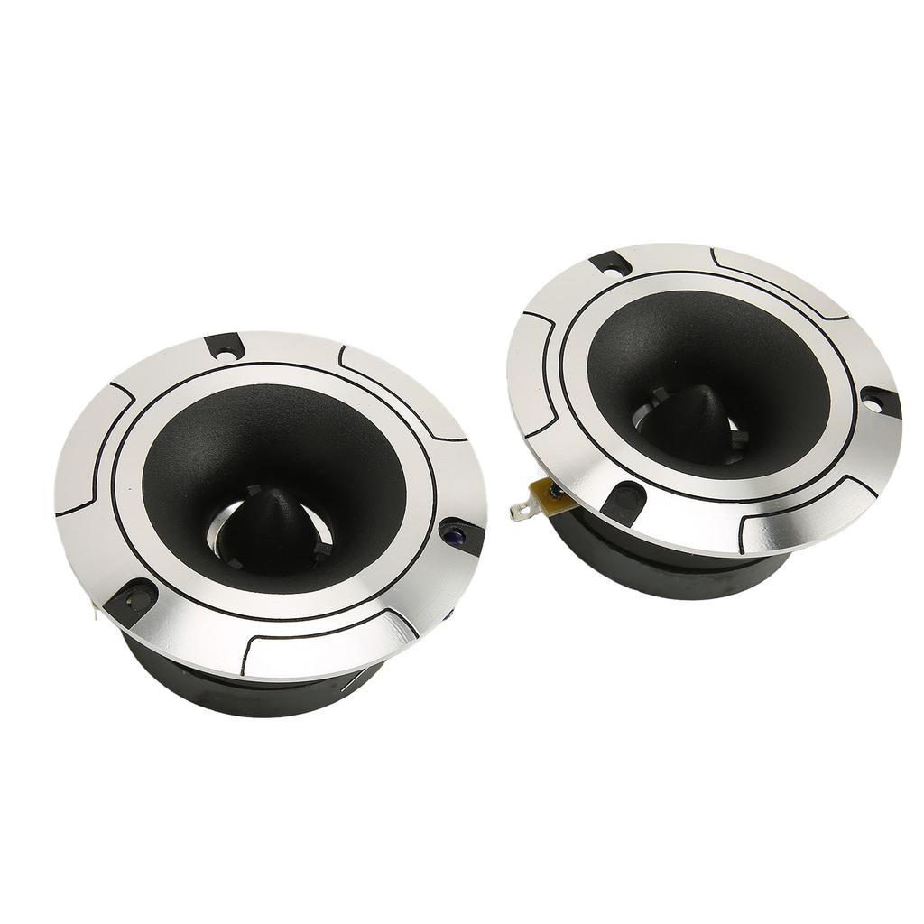 2 Pcs 150W Car Tweeter High Sensitivity High Frequency Response Silver Car Loudspeaker for All Car Sound Systems