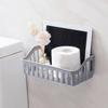 Punch-Free Wall-Mounted Bathroom Kitchen Storage Shelf