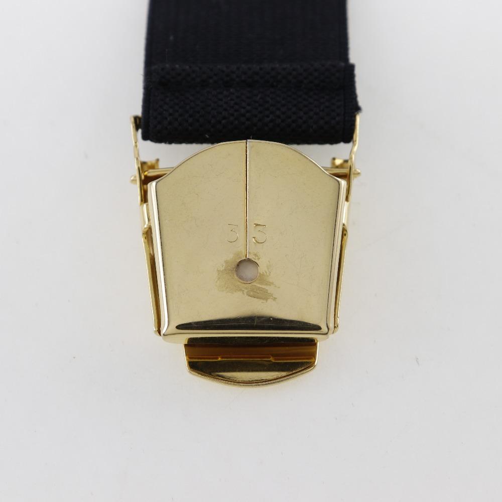 Chanel Arm Band Other Miscellaneous Goods Clip Logo Black Rubber/Plated Gold Women Used