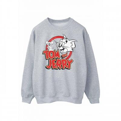 Mens Distressed Logo Sweatshirt