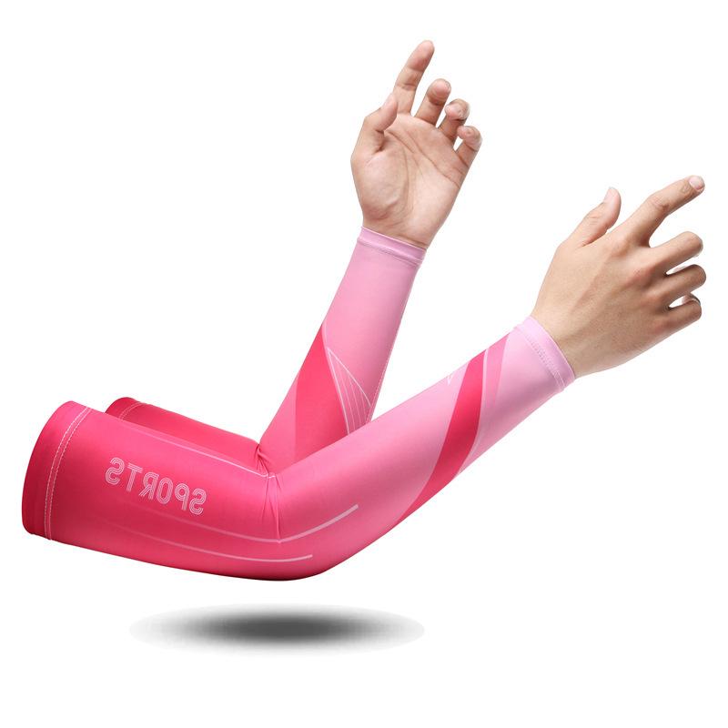 Ice Silk Sun Protection Arm Sleeves for Men & Women - Loose-Fit, Plus Size, Ideal for Summer Sports & Driving