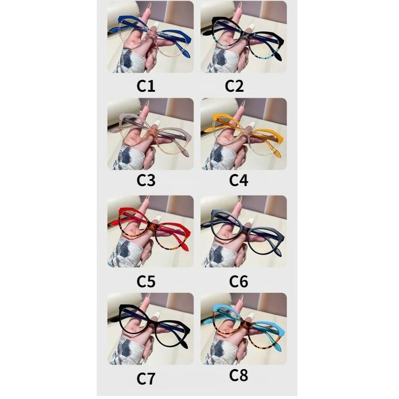 Dámské brýle: trendy nadrozměrné kočičí brýle v barevných blocích