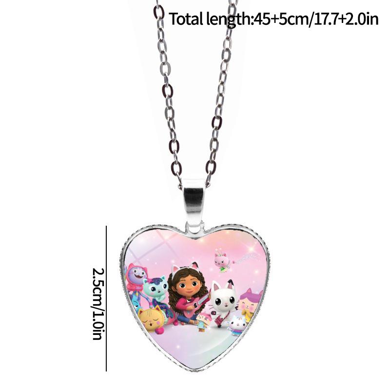 Cute Gabby Dollhouse Necklace Animation Girls Bracelets Choker Kids Present Cosplay Accessories Birthday Party Favor