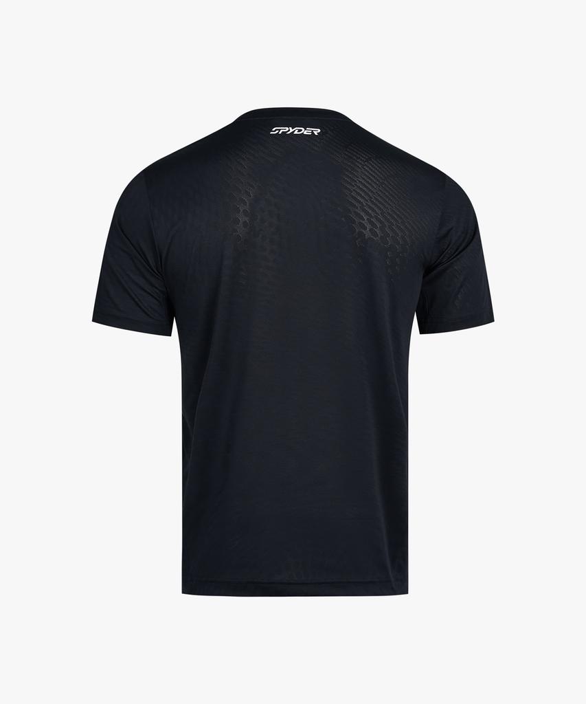 SPYDER Men'S Functional Jacquard Pattern T-Shirt Spkmcnrs206Mblk
