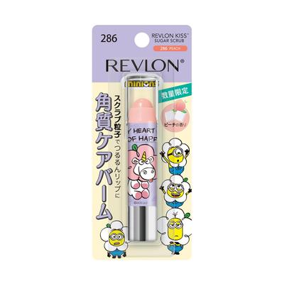 Revlon Kiss Sugar Scrub Minion 286 Peach Sweet and Fresh Peach Scent Moisturizing Exfoliation Care Lip Lip Scrub Lip Balm Lip Balm Lip Care Lip Scrub