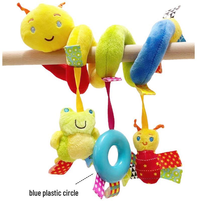 

Caterpillar Soothing Tag Toy for Infant Car Bed Hanger