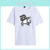 Süßes und frisches Style Einhorn-Print T-Shirt Baumwolle Kurzarm Pullover für Damen