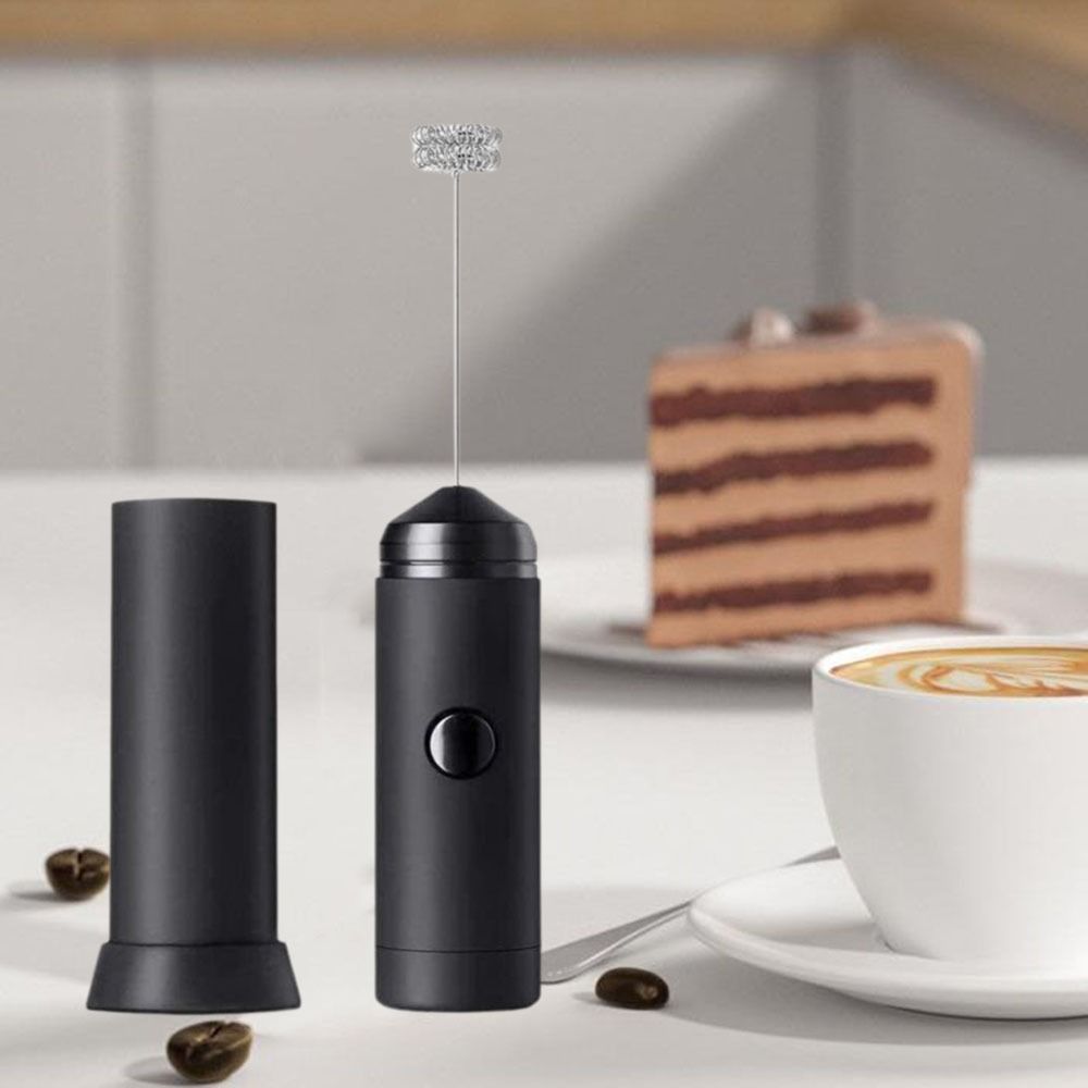 Plastic Electric Milk Frother Handheld Milk Foaming Machine Coffee Foam Maker  Travel