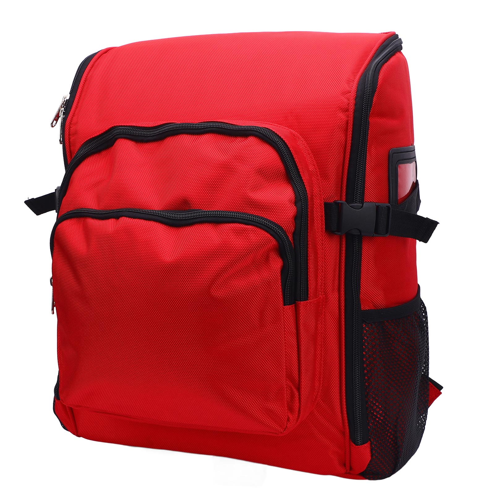 

Cleaning Tool Backpack 45x32x19cm Large Capacity 1000D Oxford Cloth Anti Splashing Housekeeping Supplies Bag червоний